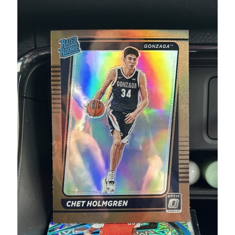 CHET HOLMGREN RC BRONZE PRIZM DONRUSS OPTIC RATED ROOKIE 2022 CHRONICLES